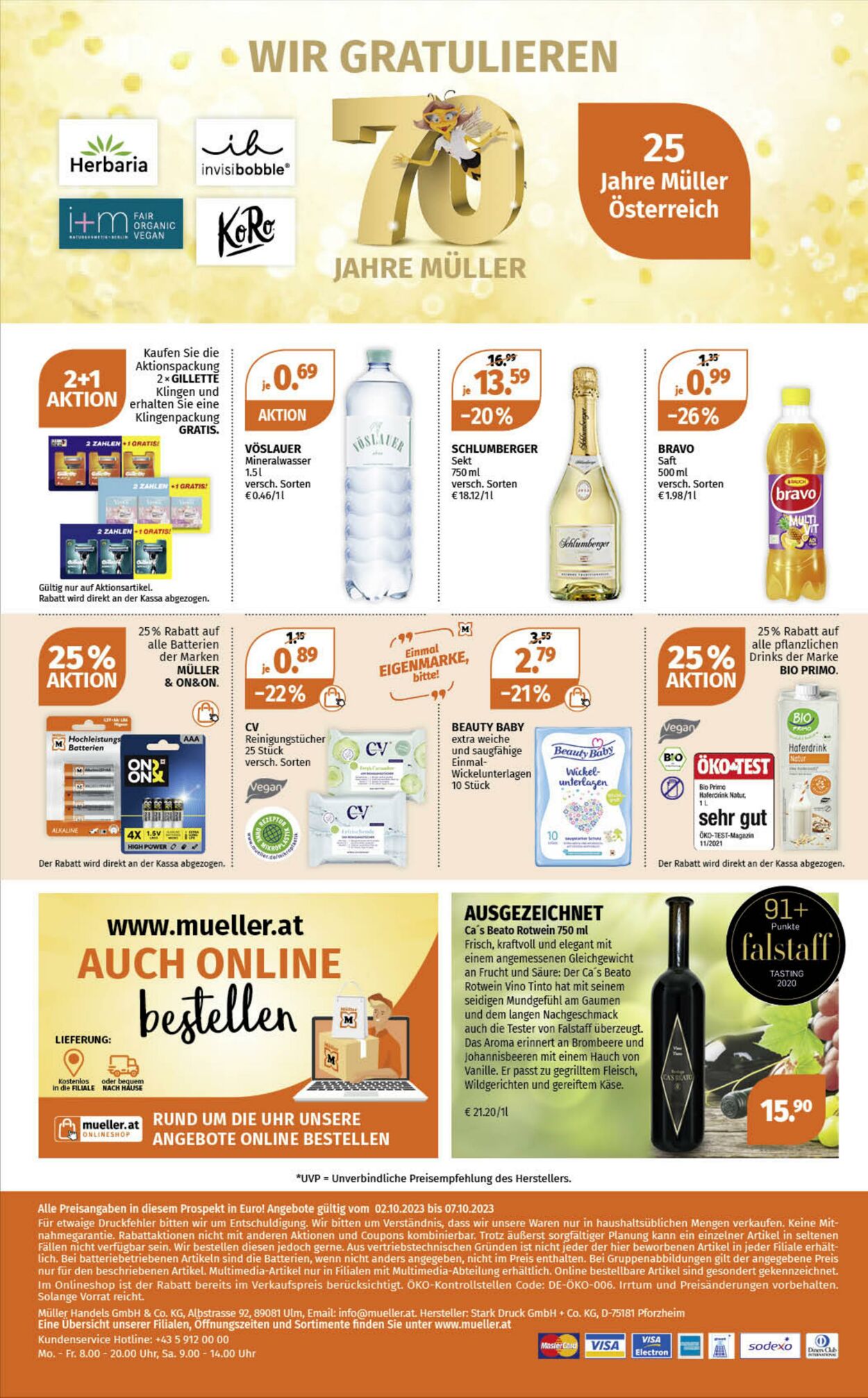 Prospekt Müller 02.10.2023 - 07.10.2023