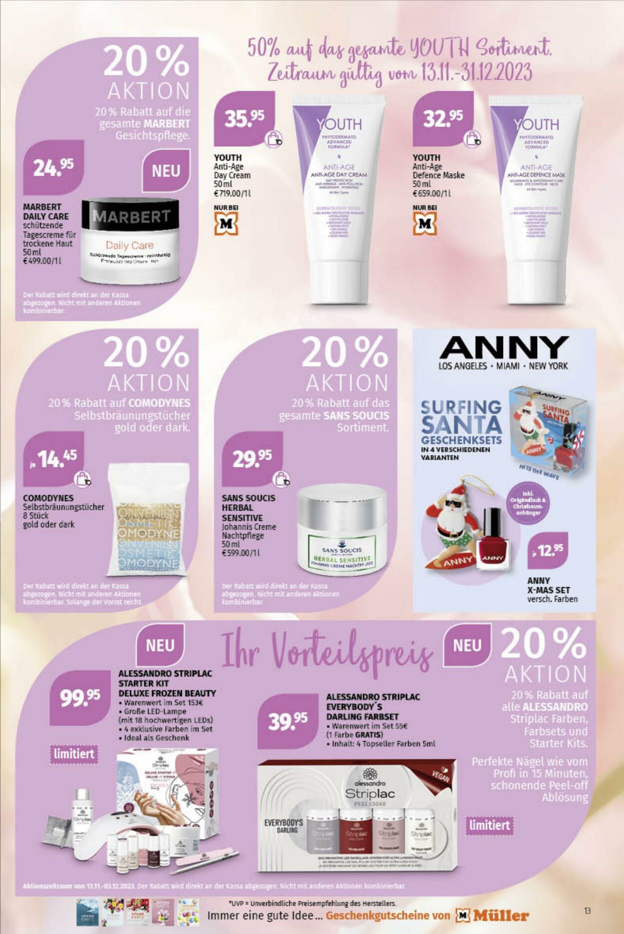 Prospekt Müller 13.11.2023 - 25.11.2023