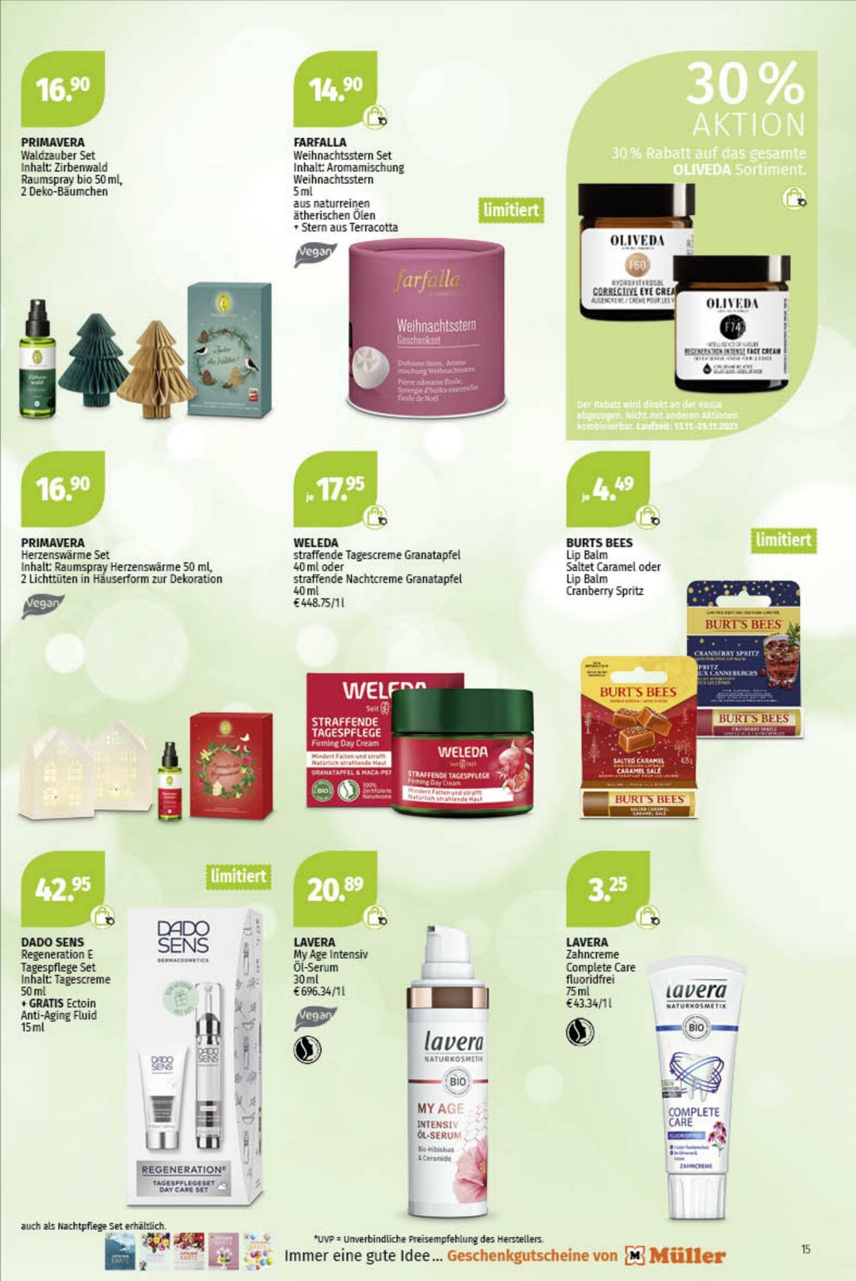 Prospekt Müller 13.11.2023 - 25.11.2023