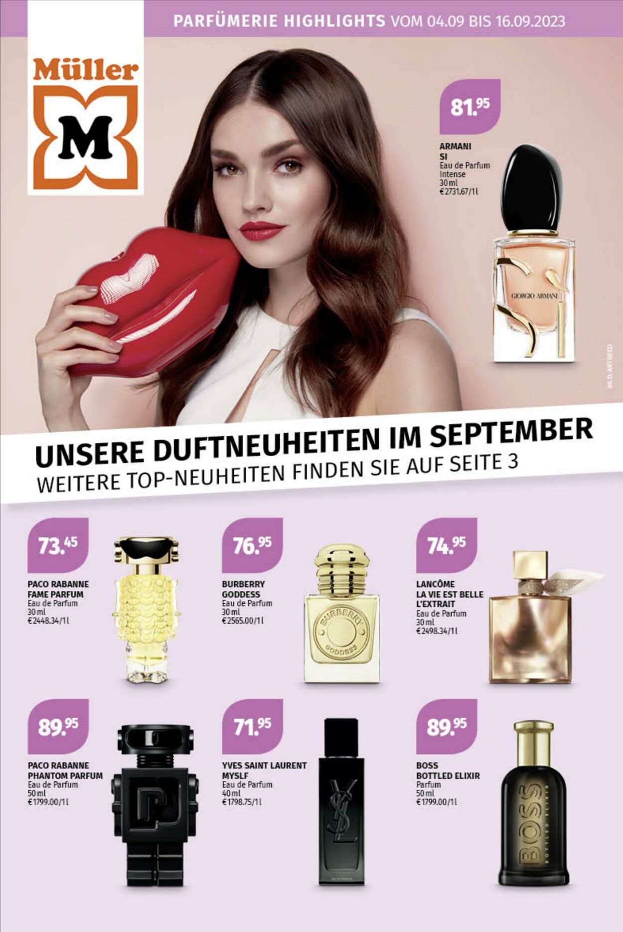 Prospekt Müller 04.09.2023 - 16.09.2023