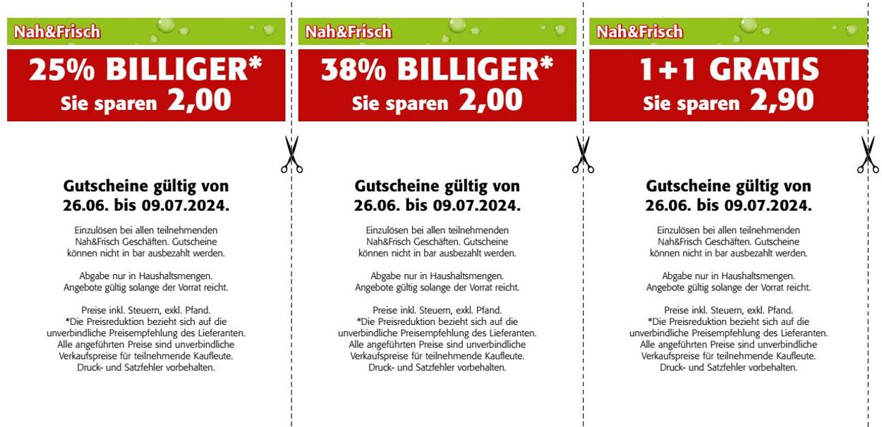 Prospekt Nah Frisch 26.06.2024 - 09.07.2024