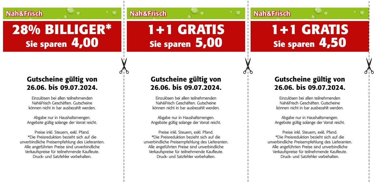 Prospekt Nah Frisch 26.06.2024 - 09.07.2024