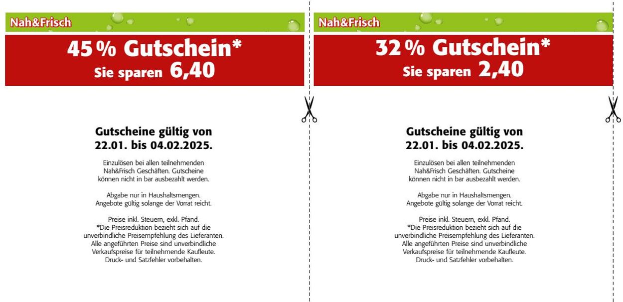 Prospekt Nah Frisch 22.01.2025 - 04.02.2025