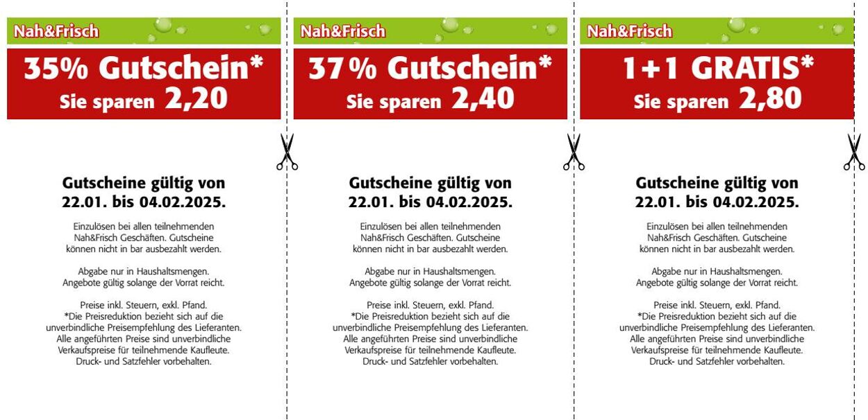 Prospekt Nah Frisch 22.01.2025 - 04.02.2025