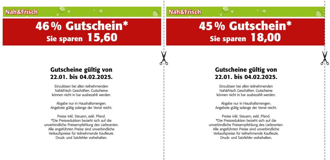 Prospekt Nah Frisch 22.01.2025 - 04.02.2025