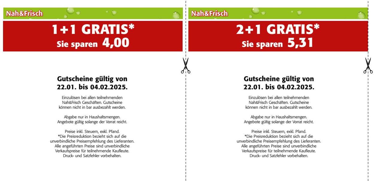 Prospekt Nah Frisch 22.01.2025 - 04.02.2025