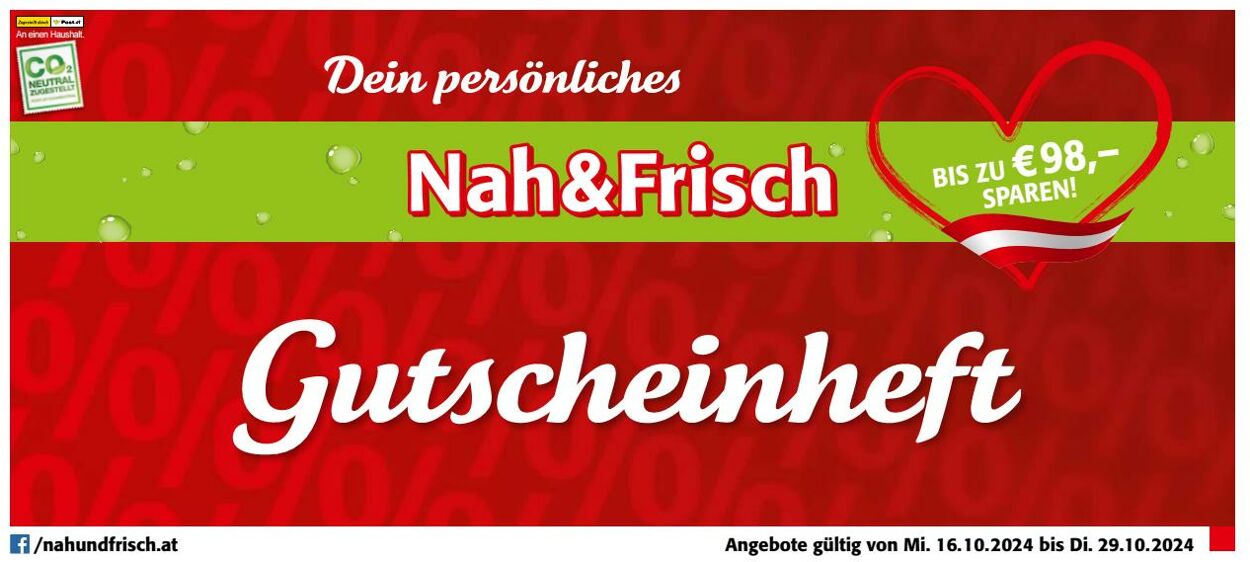 Prospekt Nah Frisch 16.10.2024 - 29.10.2024