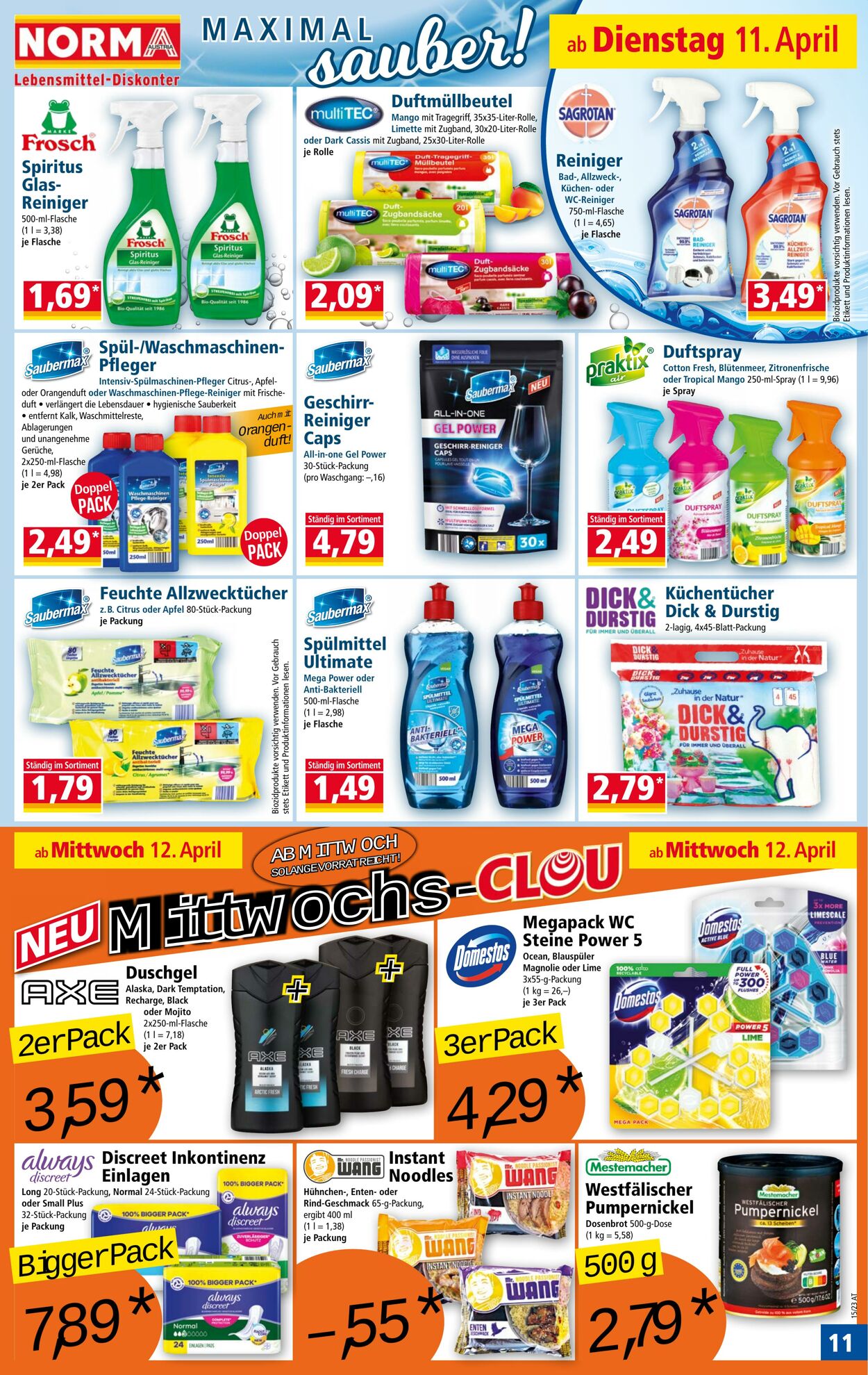 Prospekt Norma 11.04.2023 - 17.04.2023