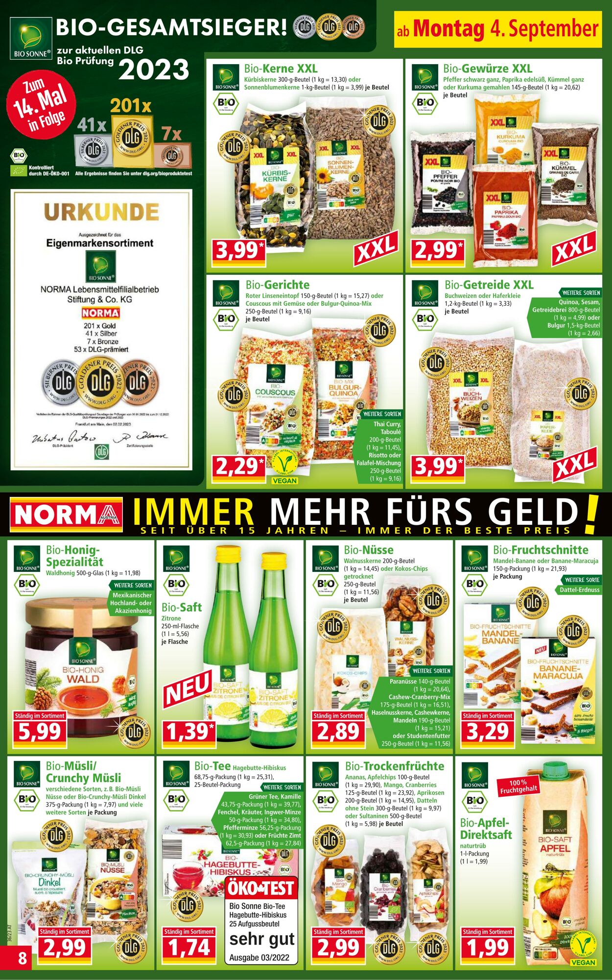 Prospekt Norma 04.09.2023 - 10.09.2023