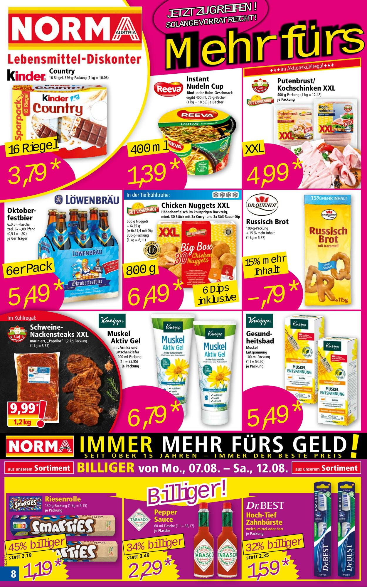 Prospekt Norma 07.08.2023 - 13.08.2023
