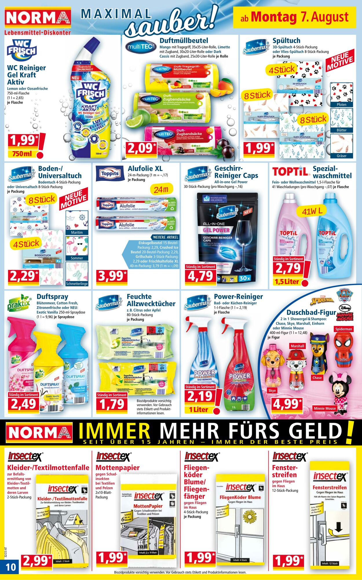Prospekt Norma 07.08.2023 - 13.08.2023