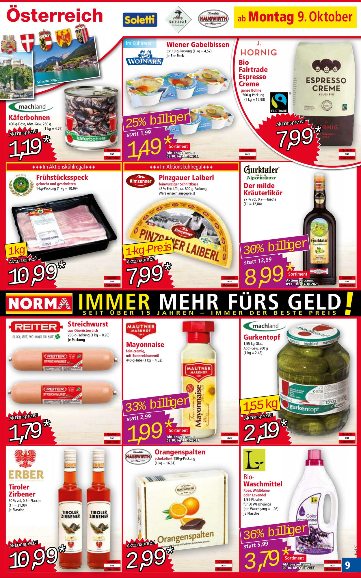 Prospekt Norma 09.10.2023 - 15.10.2023