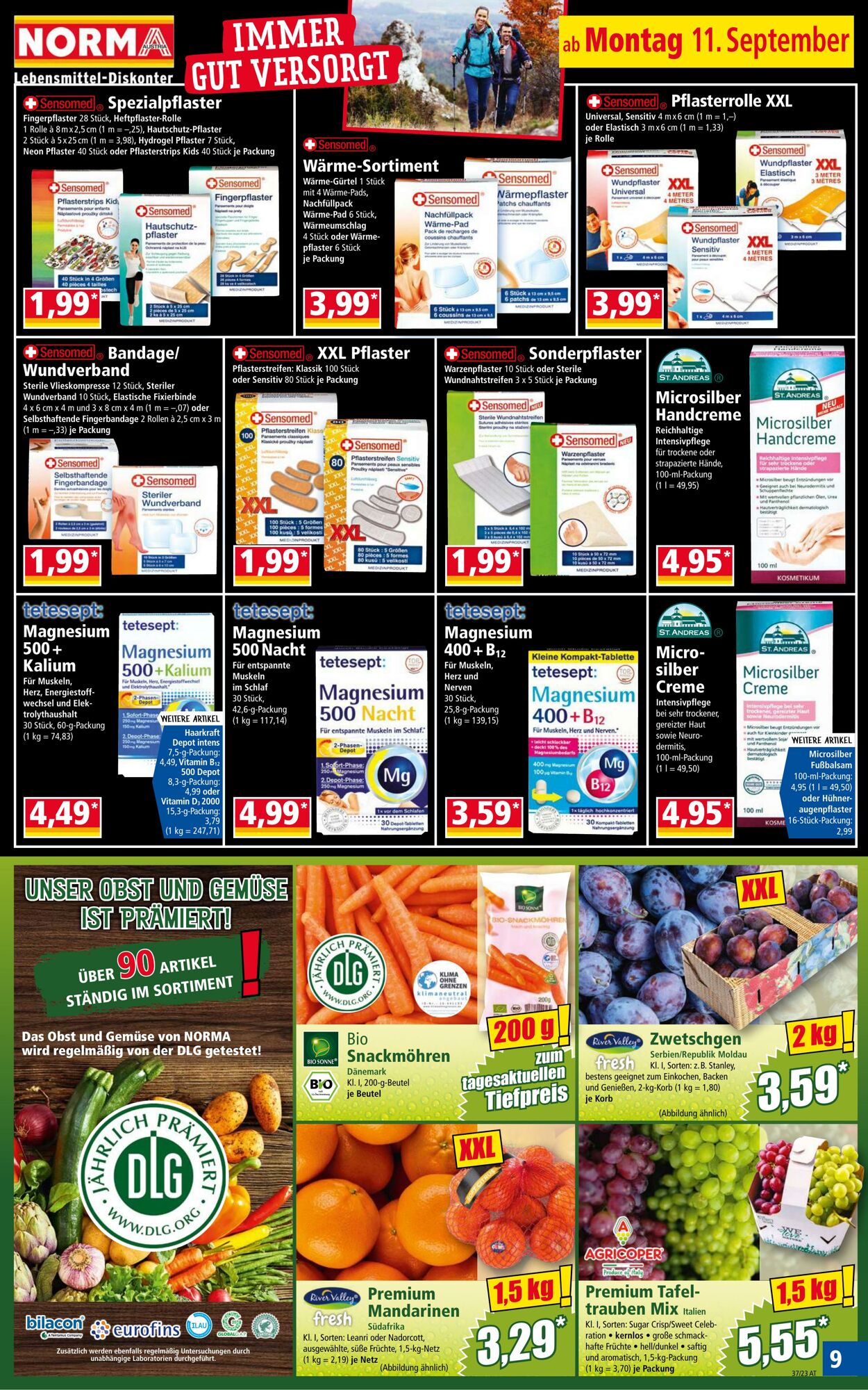Prospekt Norma 11.09.2023 - 17.09.2023