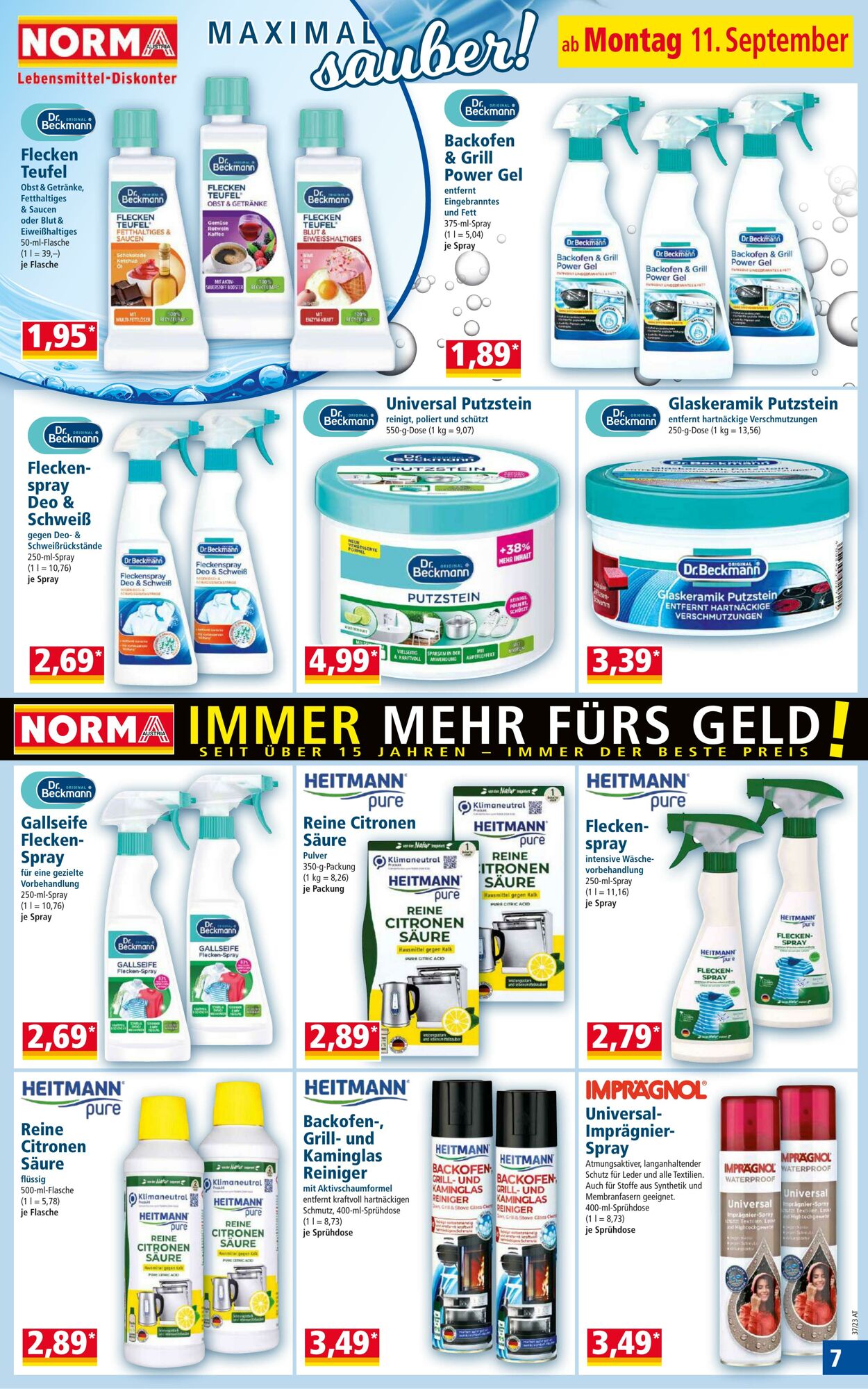 Prospekt Norma 11.09.2023 - 17.09.2023