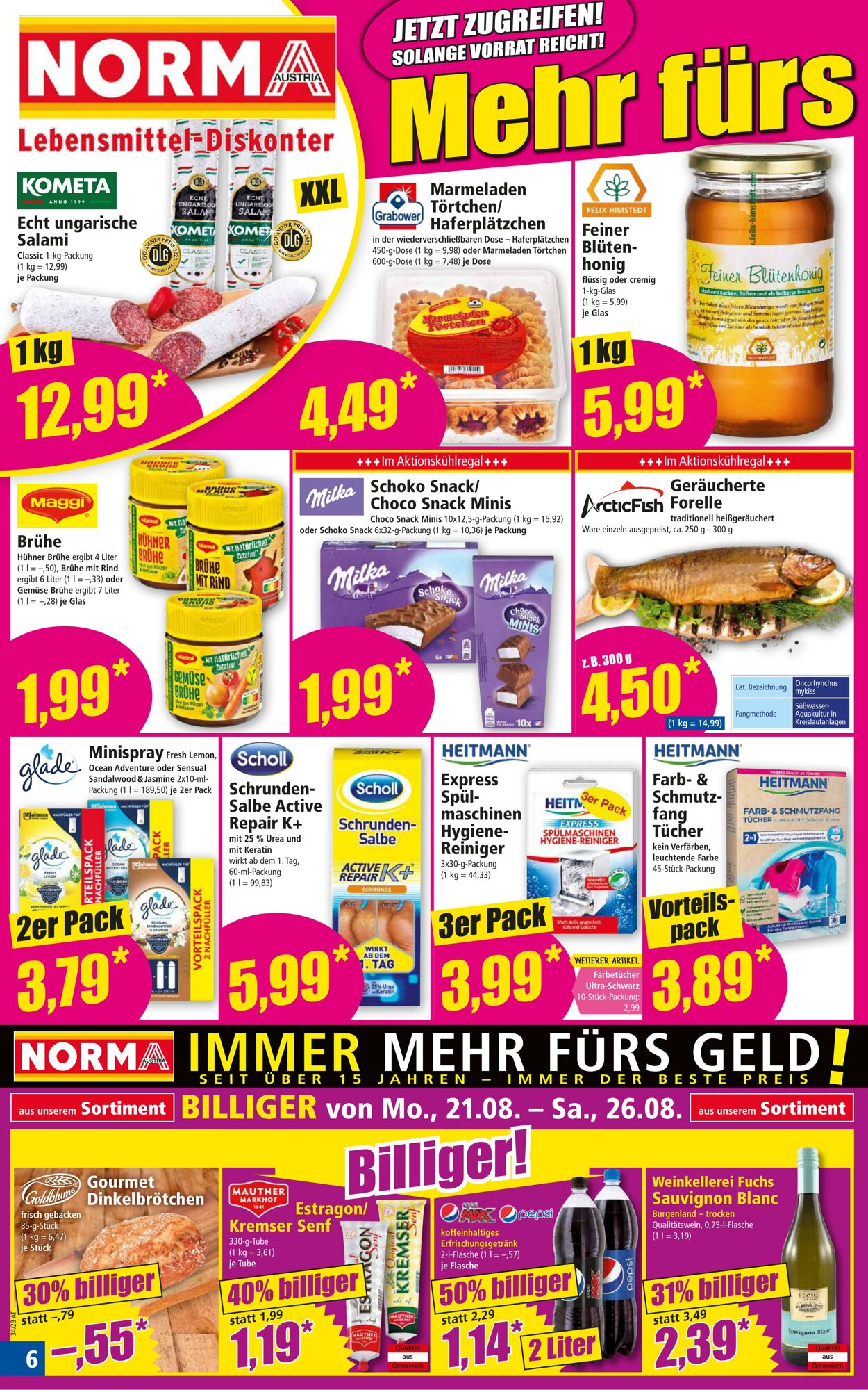 Prospekt Norma 21.08.2023 - 27.08.2023