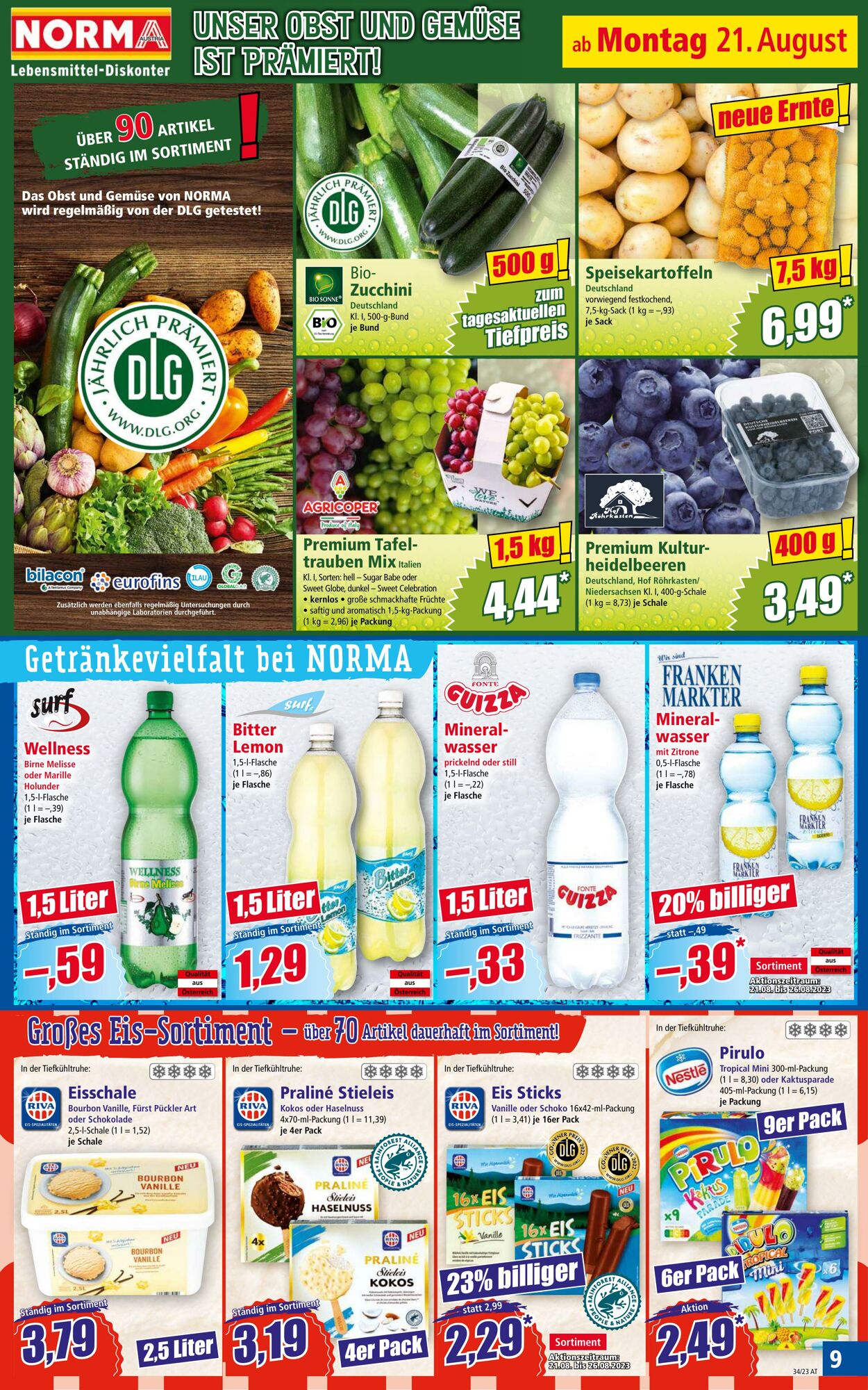 Prospekt Norma 21.08.2023 - 27.08.2023