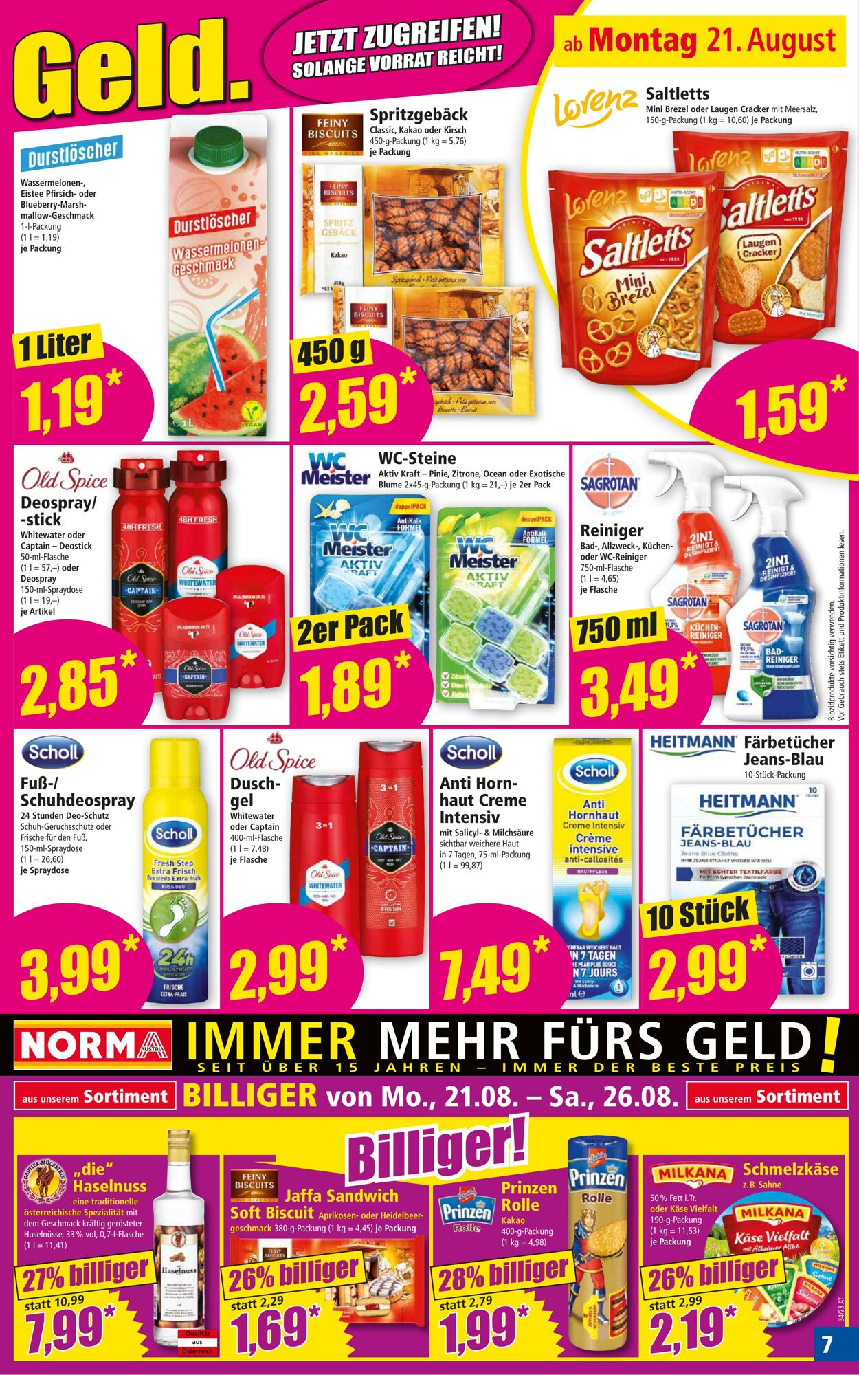 Prospekt Norma 21.08.2023 - 27.08.2023