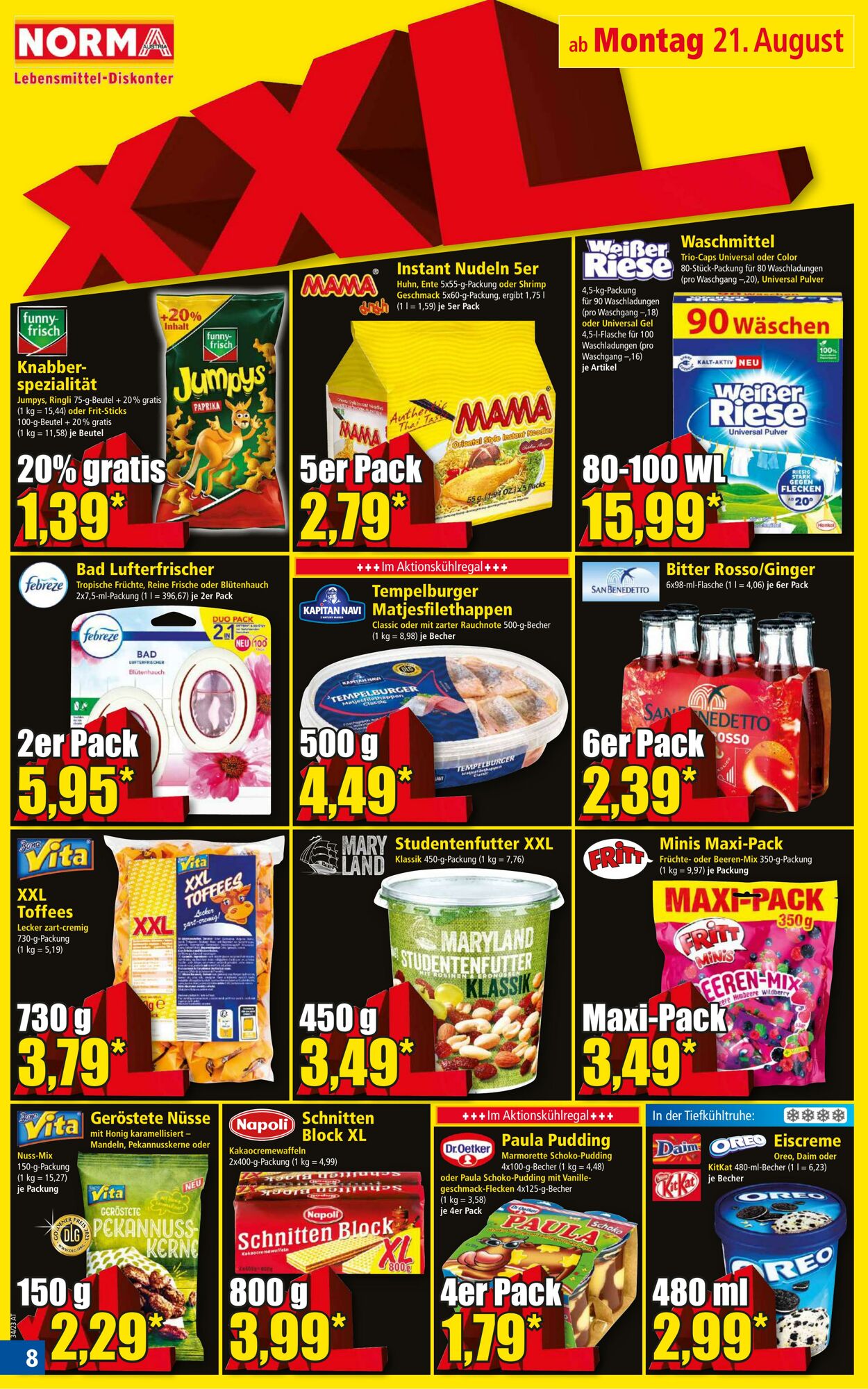 Prospekt Norma 21.08.2023 - 27.08.2023