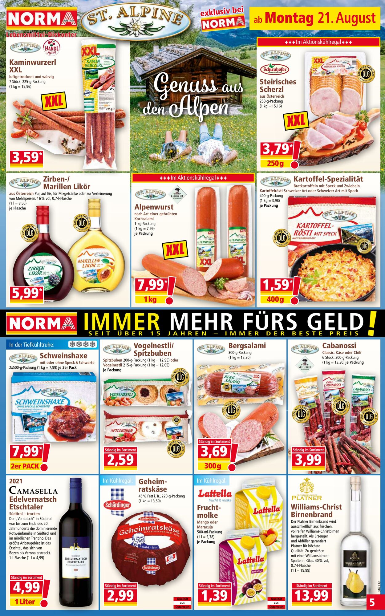 Prospekt Norma 21.08.2023 - 27.08.2023
