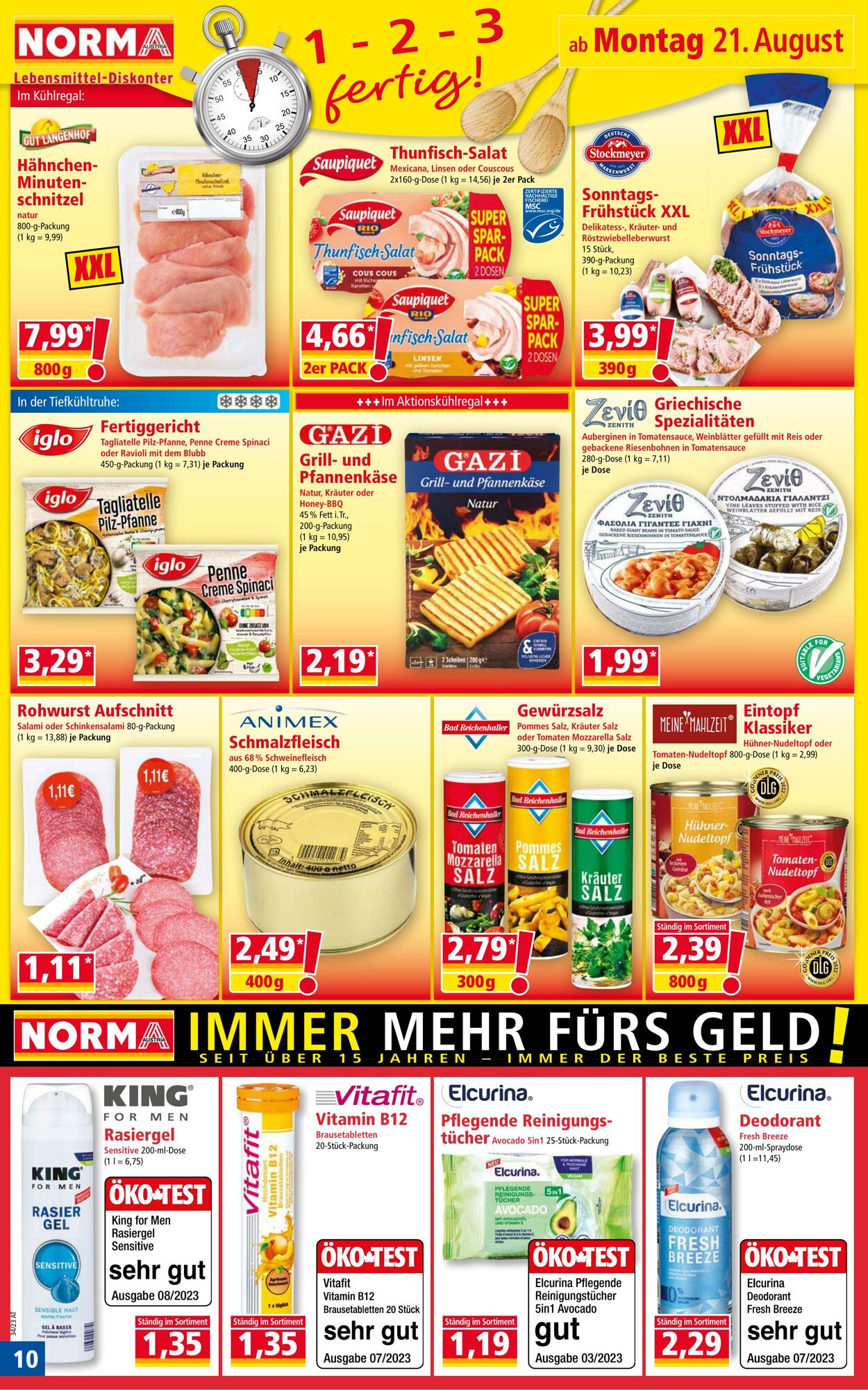Prospekt Norma 21.08.2023 - 27.08.2023