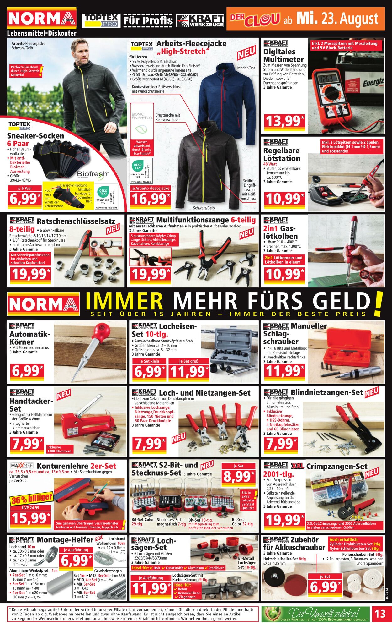 Prospekt Norma 21.08.2023 - 27.08.2023