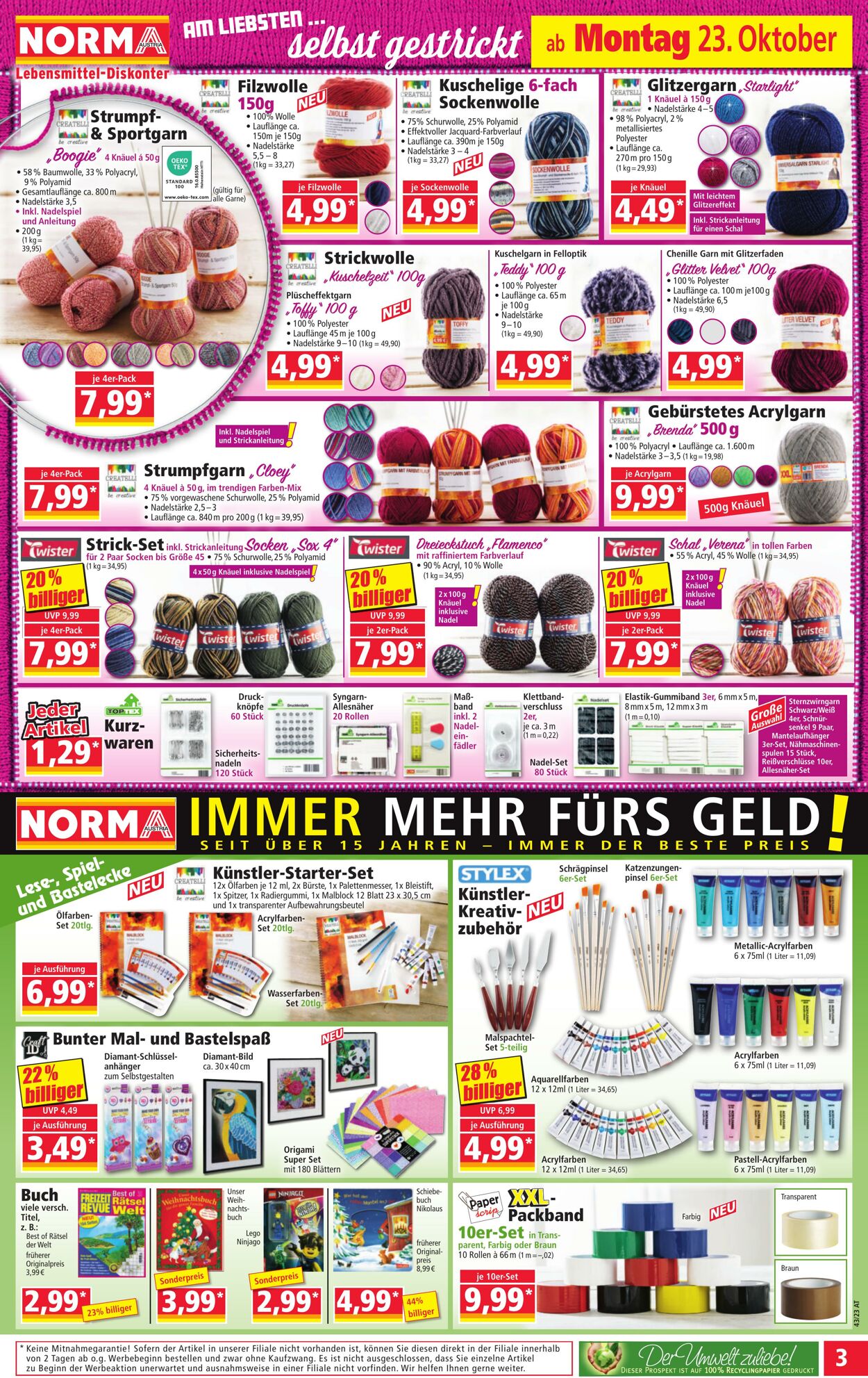Prospekt Norma 23.10.2023 - 29.10.2023