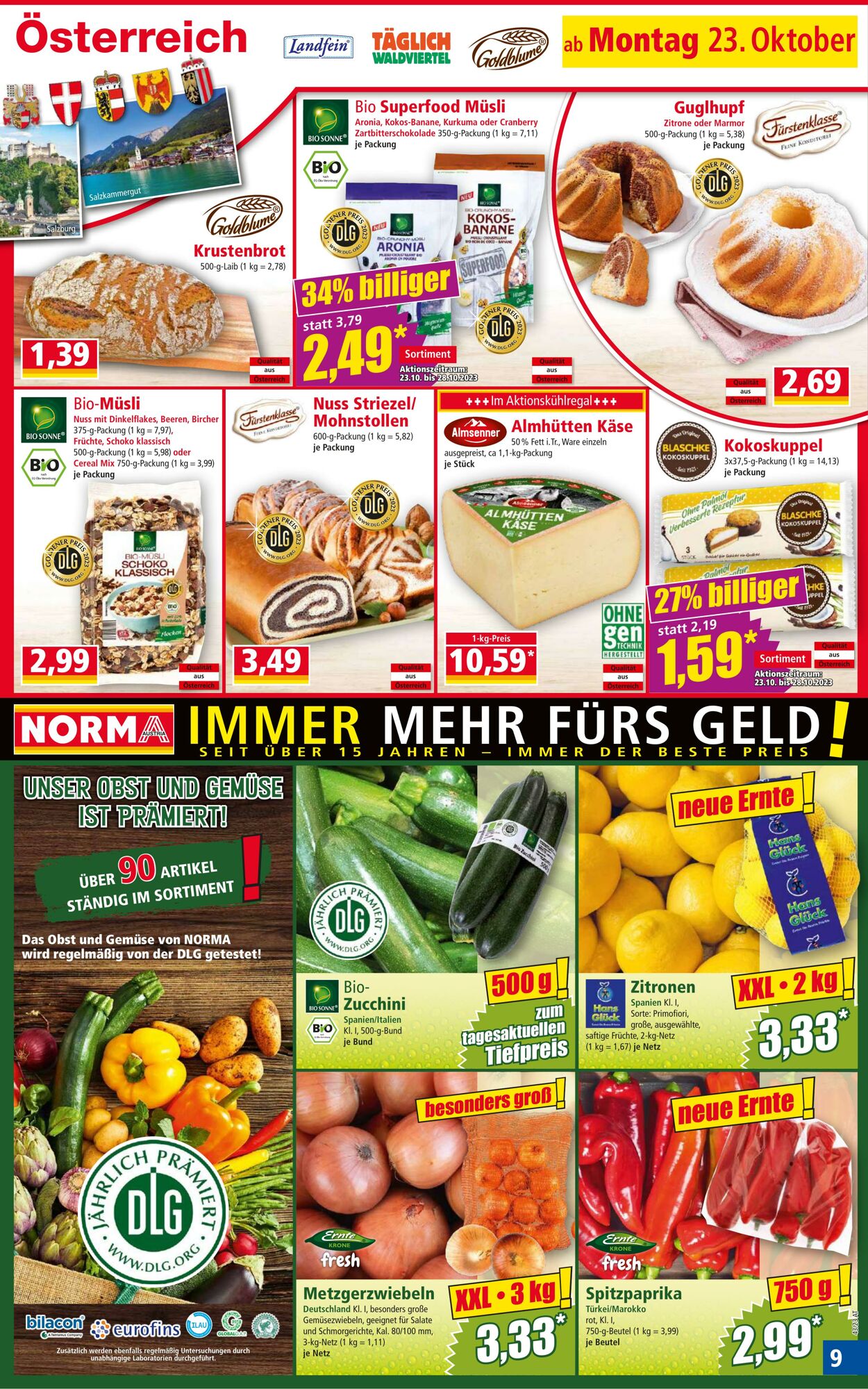 Prospekt Norma 23.10.2023 - 29.10.2023