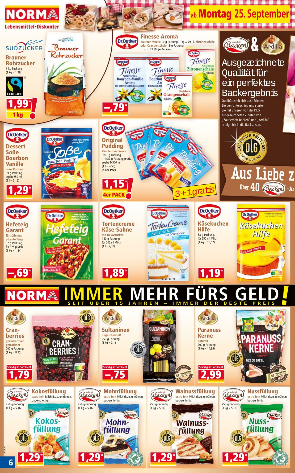 Prospekt Norma 25.09.2023 - 01.10.2023