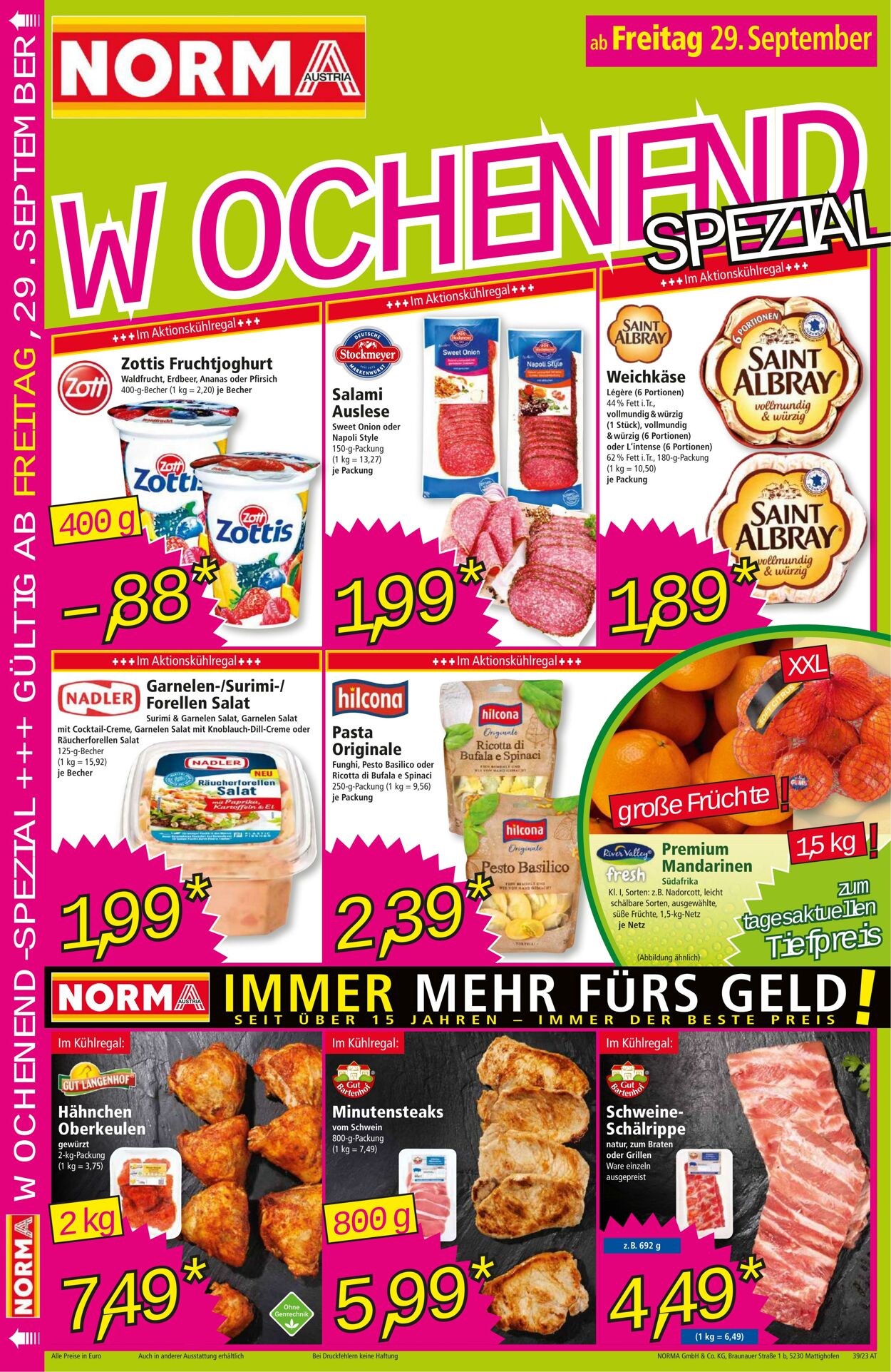 Prospekt Norma 25.09.2023 - 01.10.2023