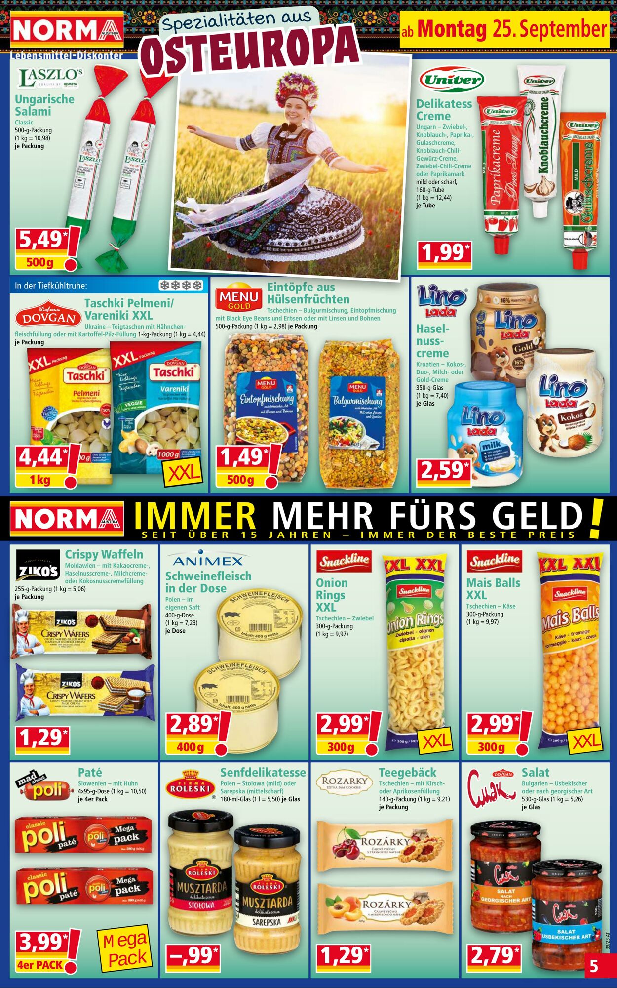 Prospekt Norma 25.09.2023 - 01.10.2023