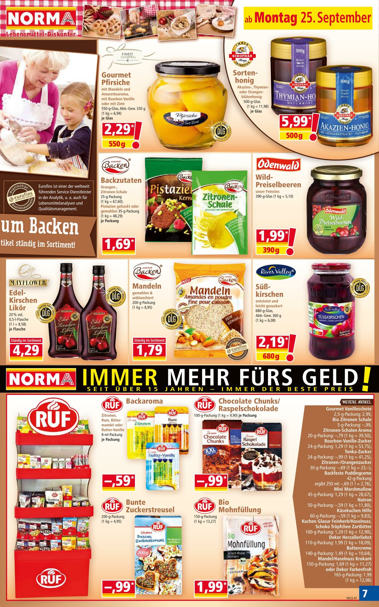 Prospekt Norma 25.09.2023 - 01.10.2023
