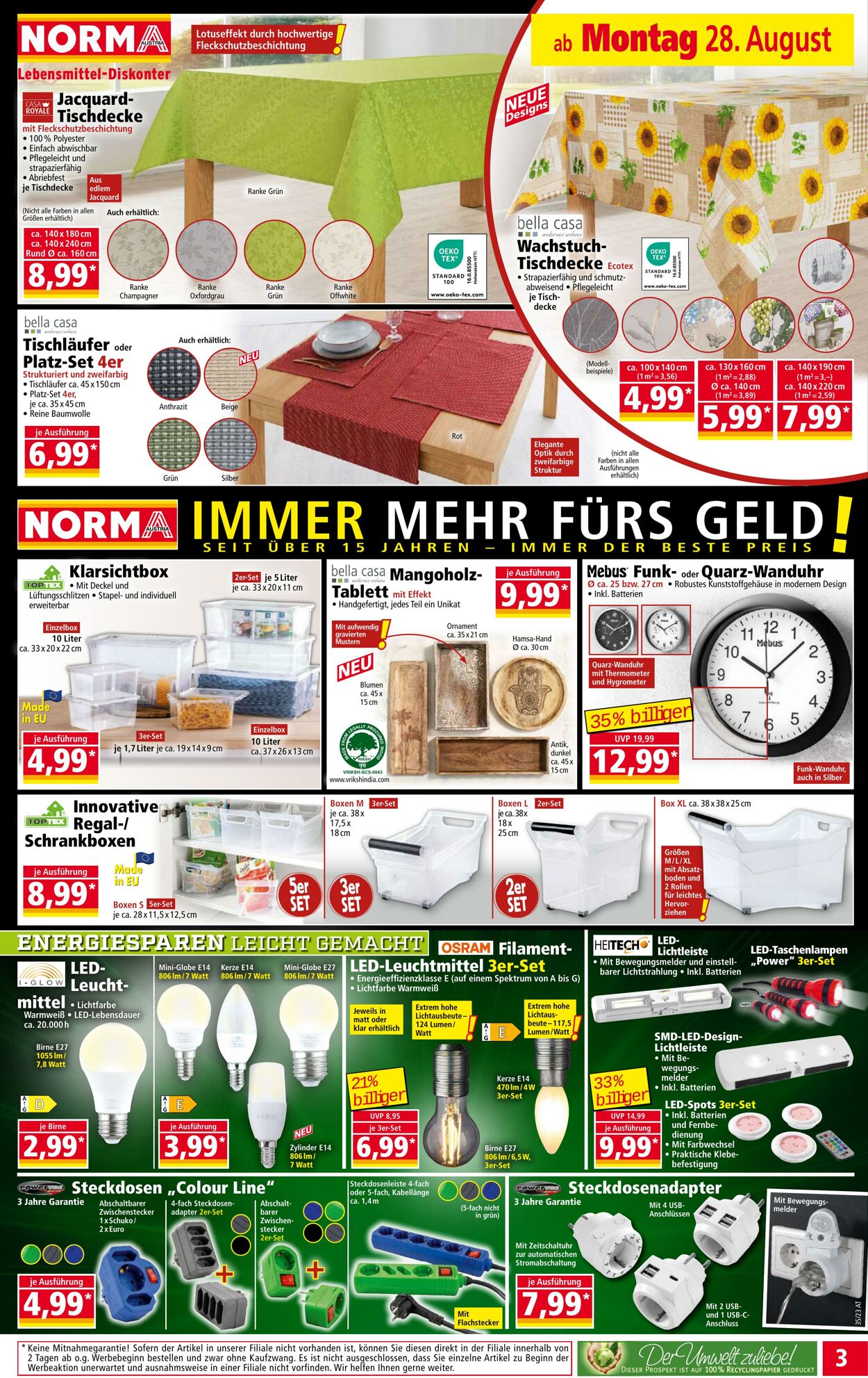 Prospekt Norma 28.08.2023 - 03.09.2023