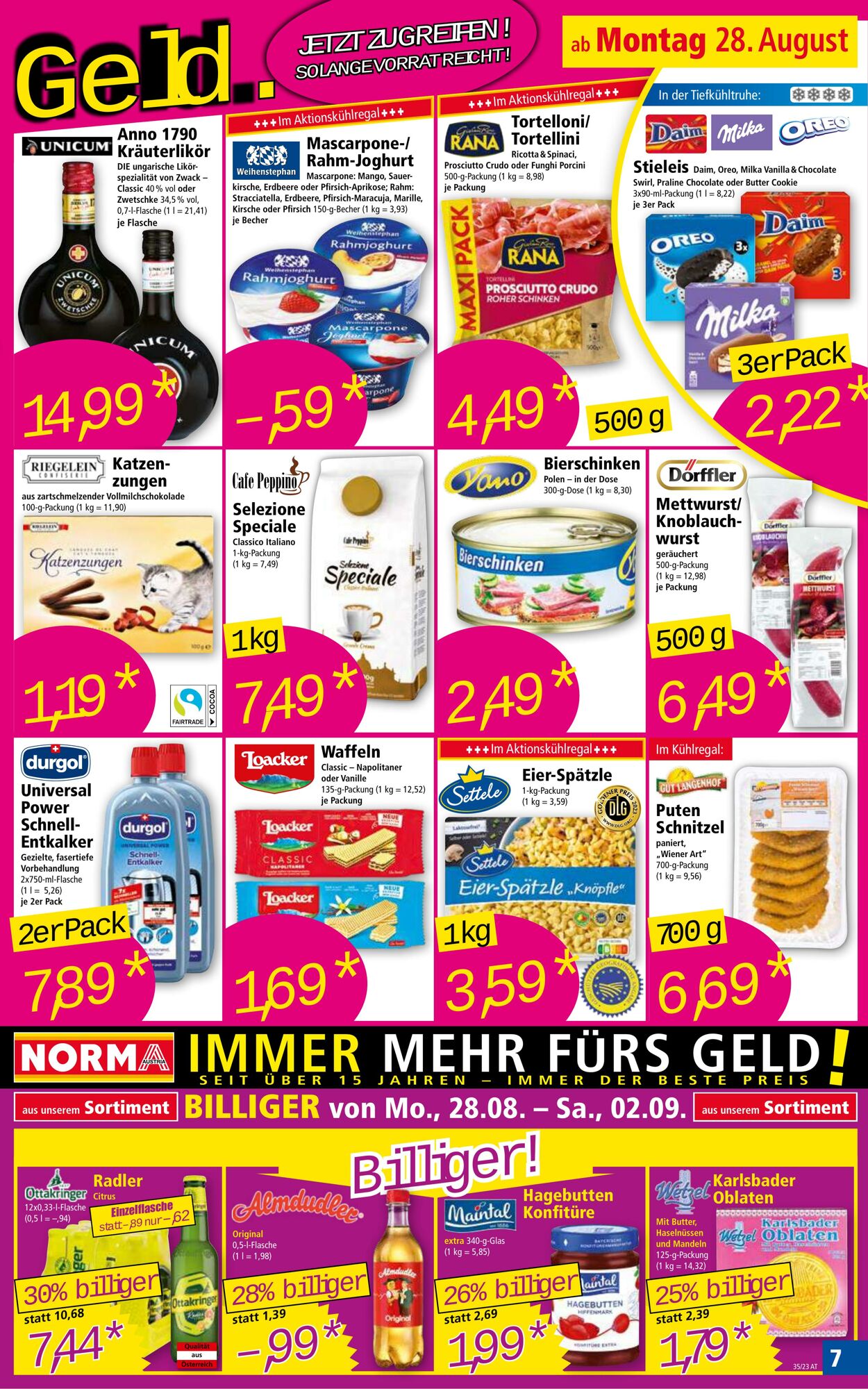 Prospekt Norma 28.08.2023 - 03.09.2023