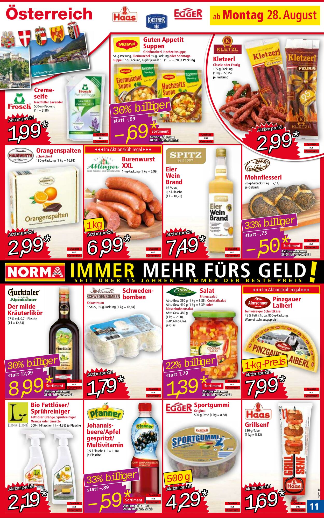 Prospekt Norma 28.08.2023 - 03.09.2023