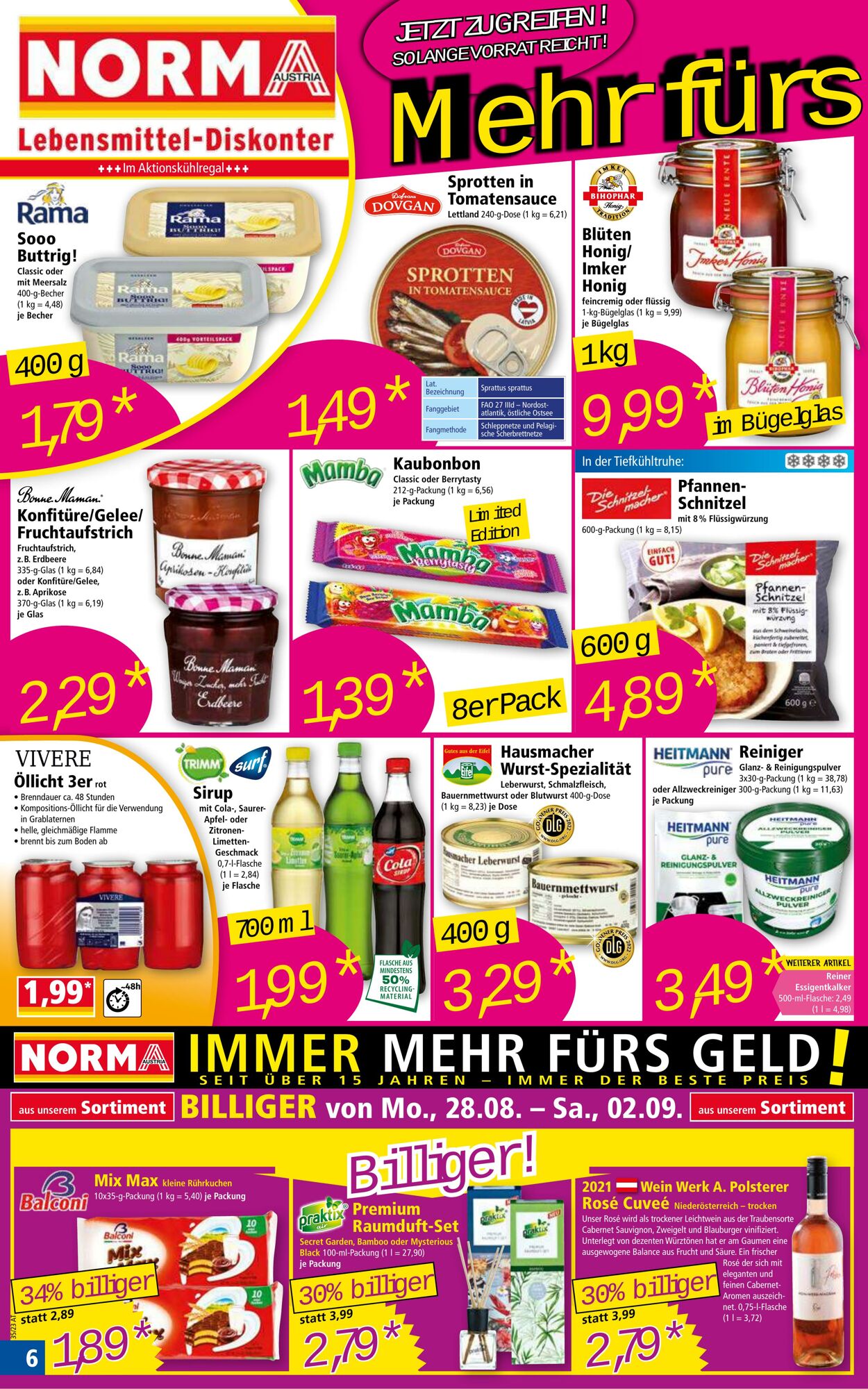 Prospekt Norma 28.08.2023 - 03.09.2023