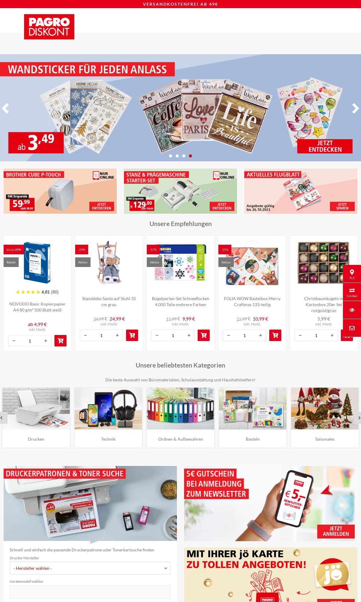 Prospekt Pagro 23.10.2023 - 29.10.2023