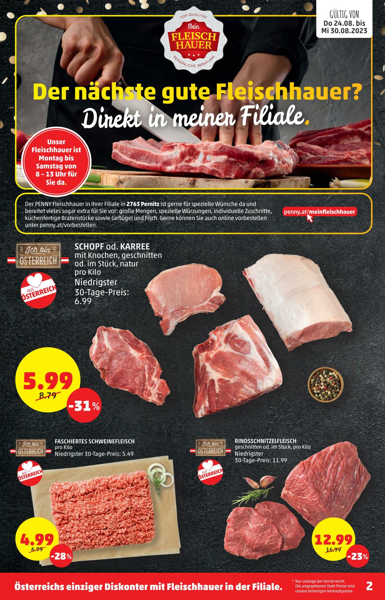 Prospekt Penny Markt 24.08.2023 - 30.08.2023