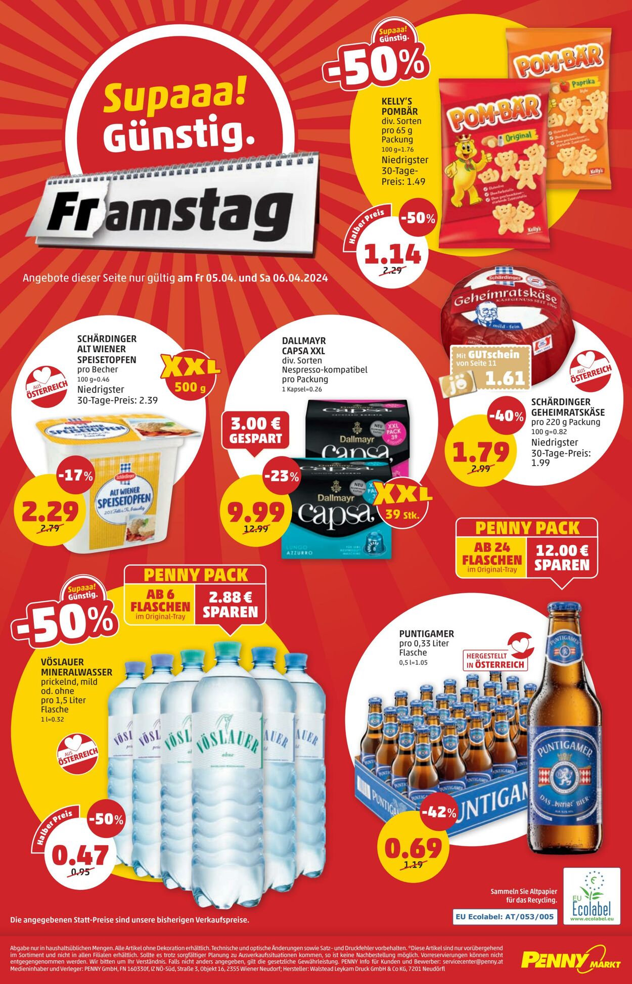 Prospekt Penny Markt 04.04.2024 - 10.04.2024