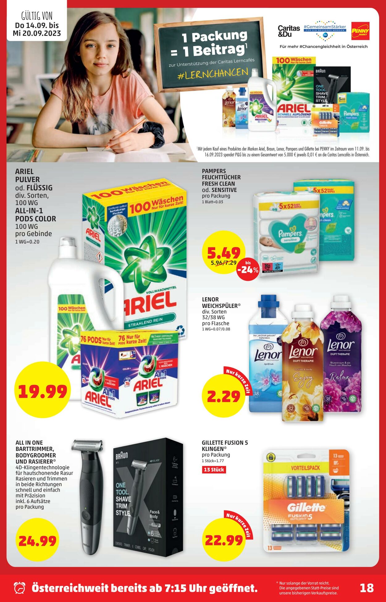 Prospekt Penny Markt 14.09.2023 - 20.09.2023