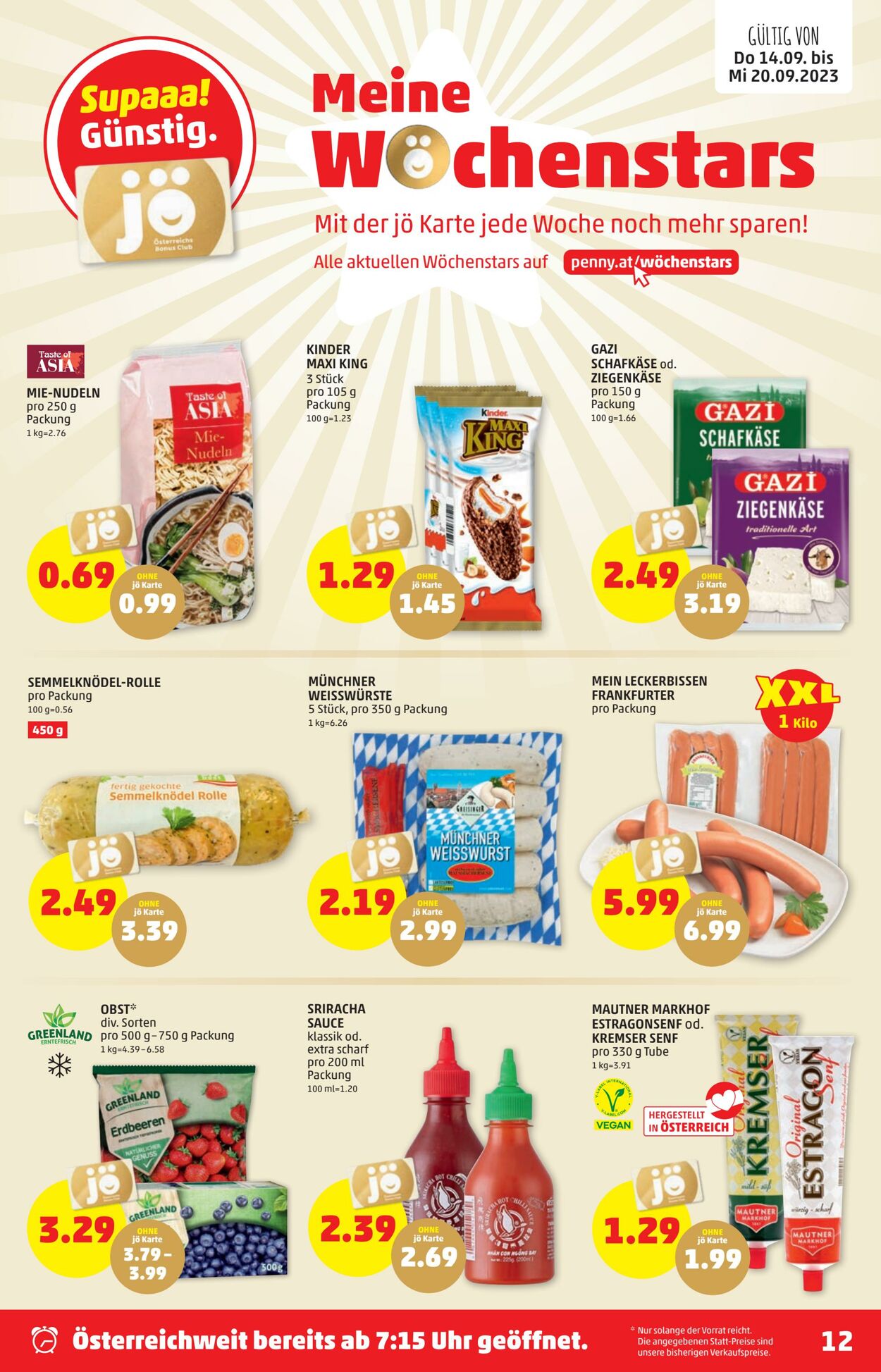 Prospekt Penny Markt 14.09.2023 - 20.09.2023
