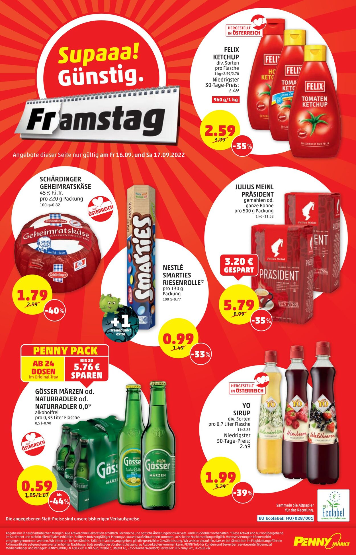 Prospekt Penny Markt 15.09.2022 - 21.09.2022