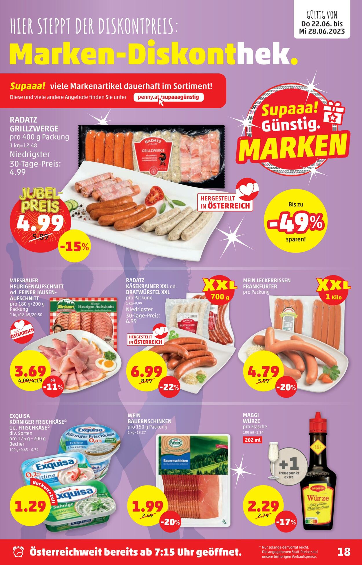 Prospekt Penny Markt 22.06.2023 - 28.06.2023