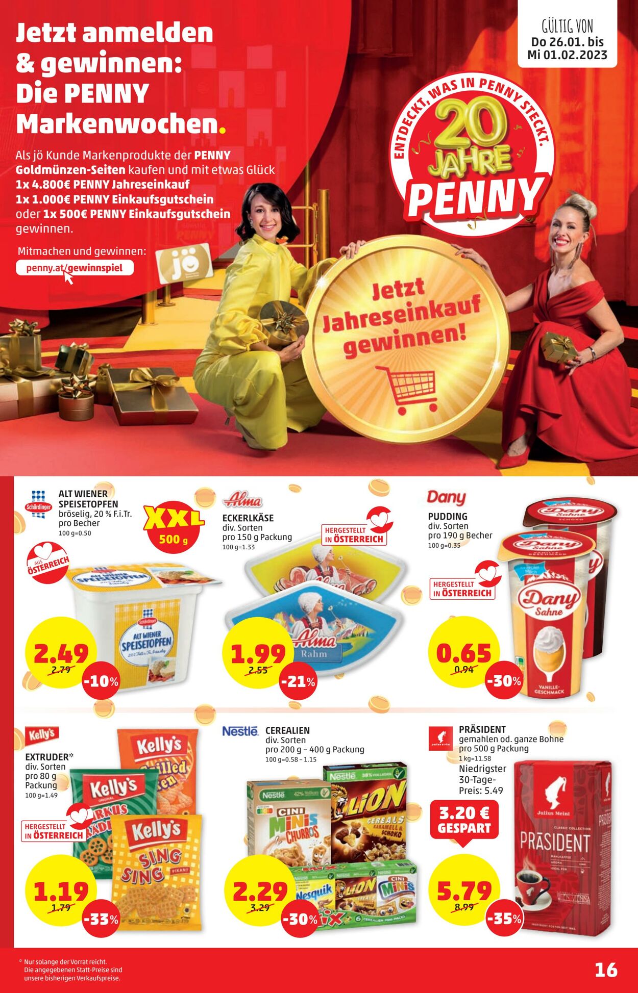 Prospekt Penny Markt 26.01.2023 - 01.02.2023