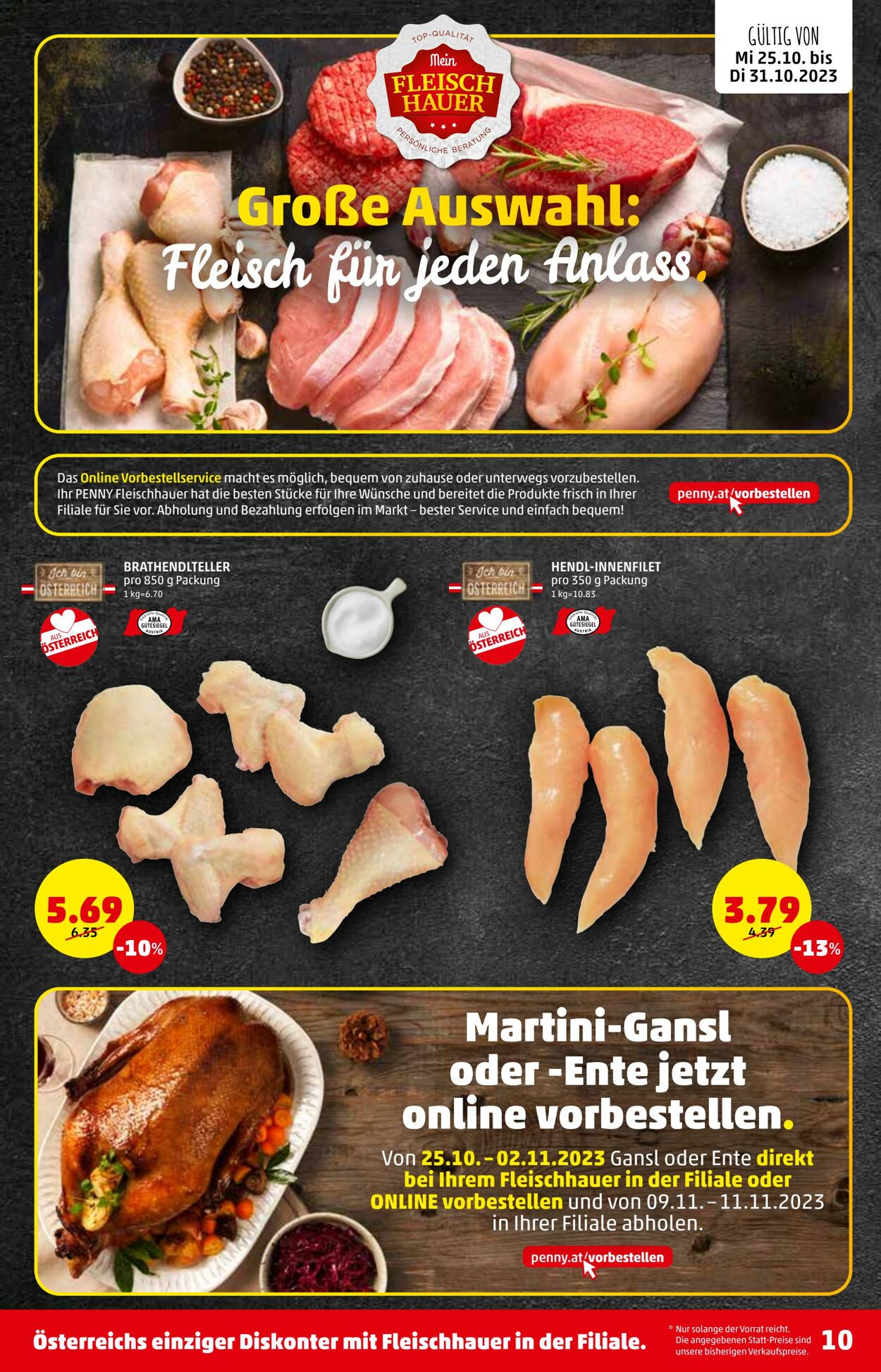 Prospekt Penny Markt 30.10.2023 - 31.10.2023