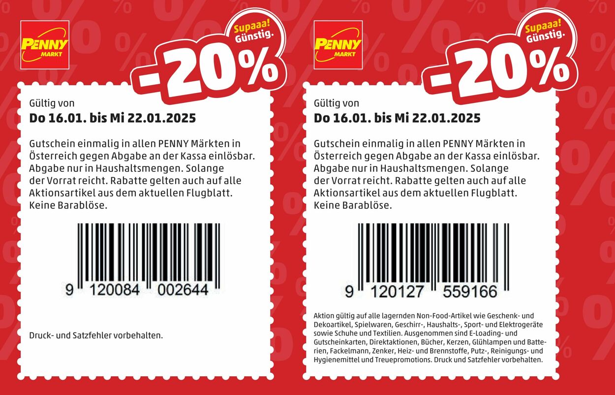 Prospekt Penny Markt 20.01.2025 - 26.01.2025