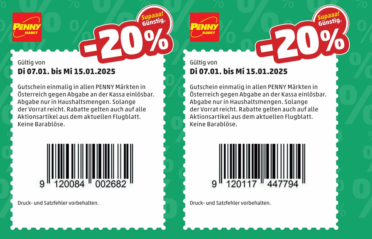 Prospekt Penny Markt 20.01.2025 - 26.01.2025