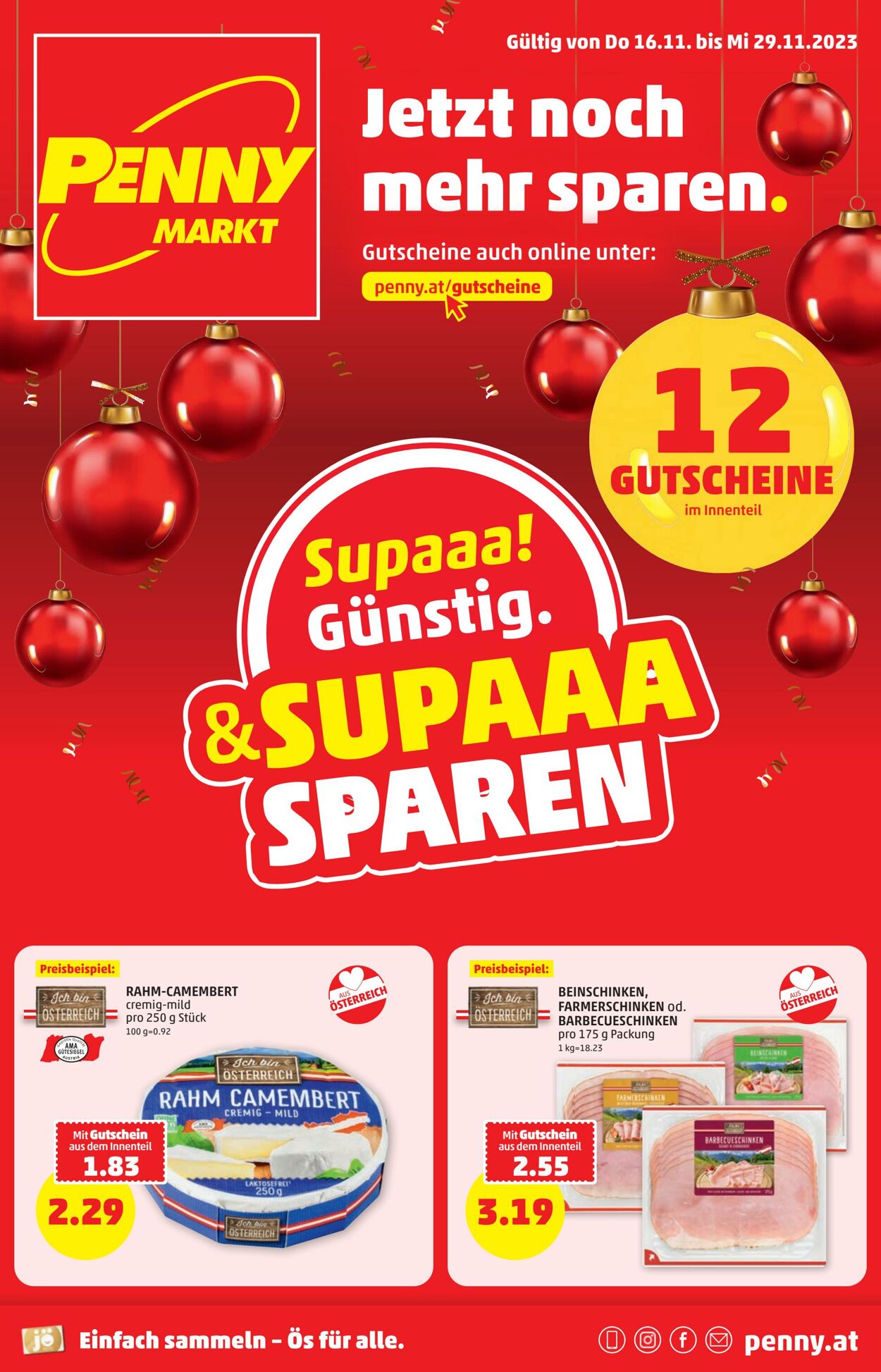 Prospekt Penny Markt 16.11.2023 - 29.11.2023