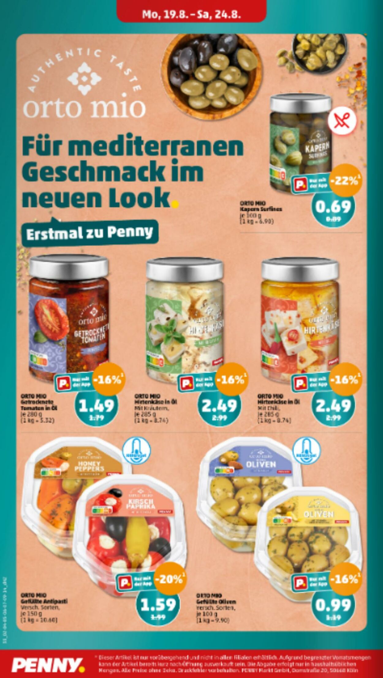 Prospekt Penny Markt 19.08.2024 - 24.08.2024