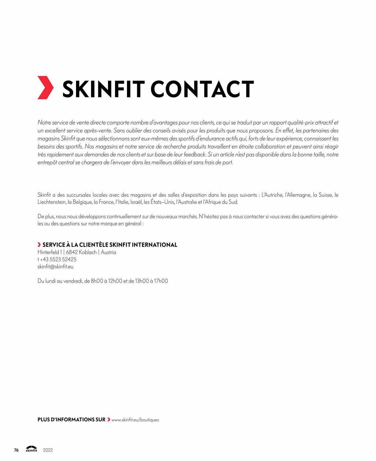 Prospekt Skinfit 01.04.2022 - 31.08.2022