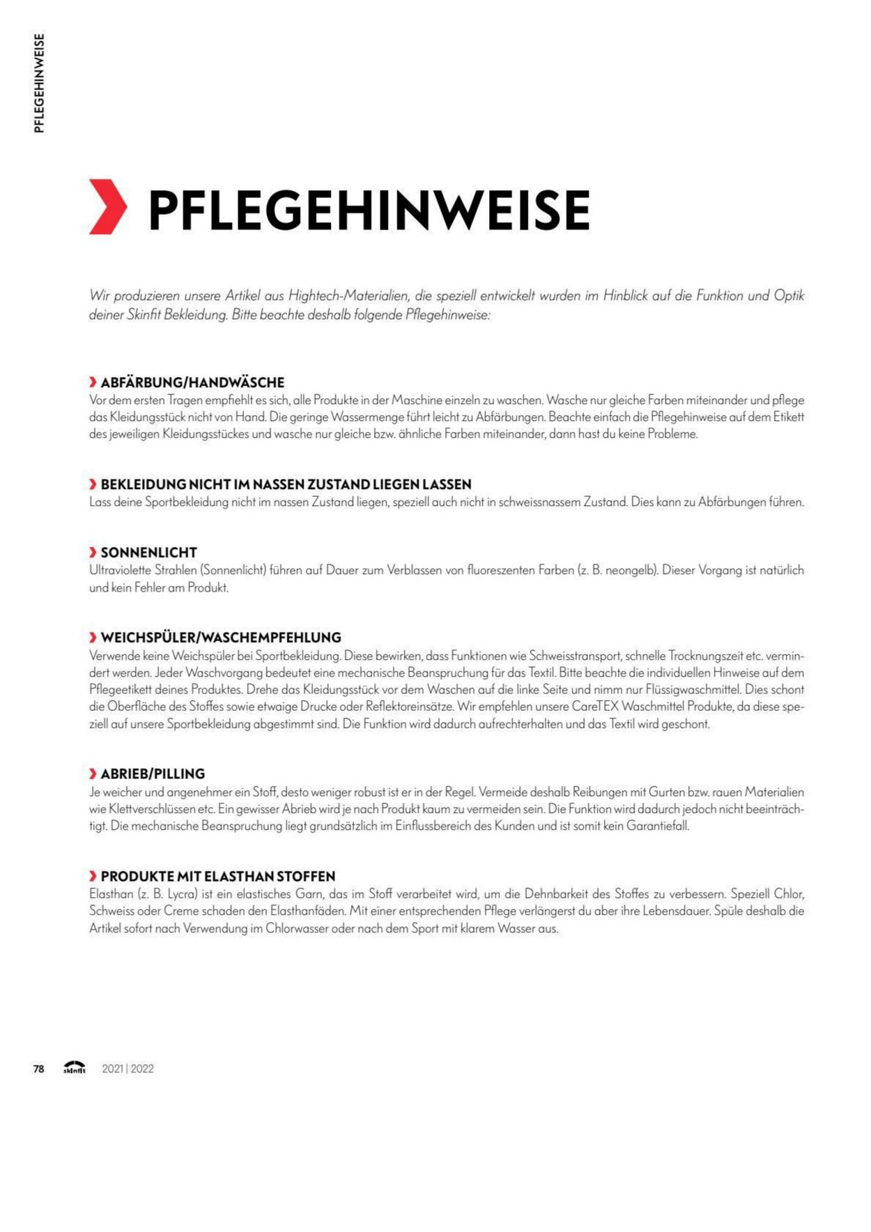 Prospekt Skinfit 01.09.2022 - 31.12.2022